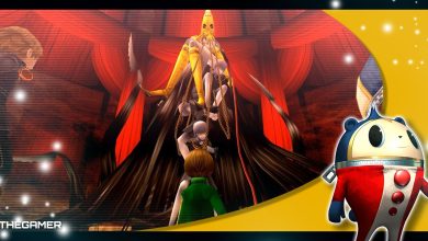 Persona 4 Golden - the team confronting shadow Chie in battle.