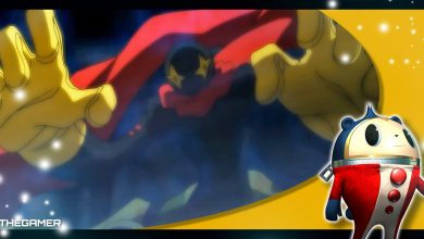 yosuke hanamura's shadow, jiraya, attacking the protagonist in persona 4 golden