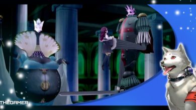 the emperor and empress full moon bosses attacking mitsuru in tartarus in persona 3 portable