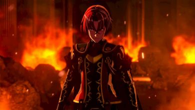 Fell Dragon Alear Surrounded By Flames