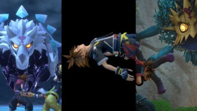Kingdom Hearts 3 - Game Over Sora and two Bosses