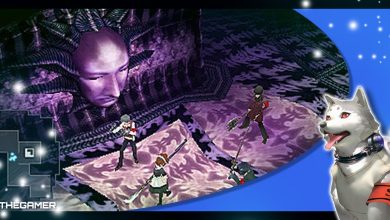 the members of sees in the arqa block of tartarus, showcasing their weapons and costumes in persona 3 portable