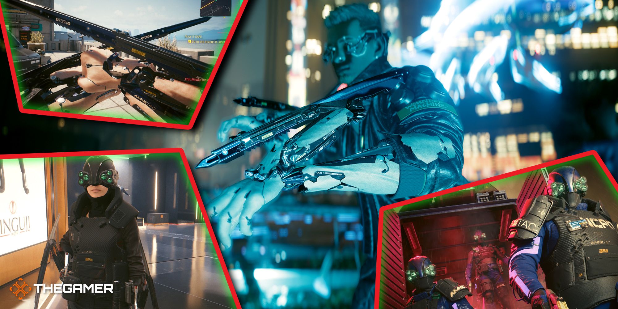 38-Cyberpunk 2077 Cómo obtener cuchillas MaxTac Mantis