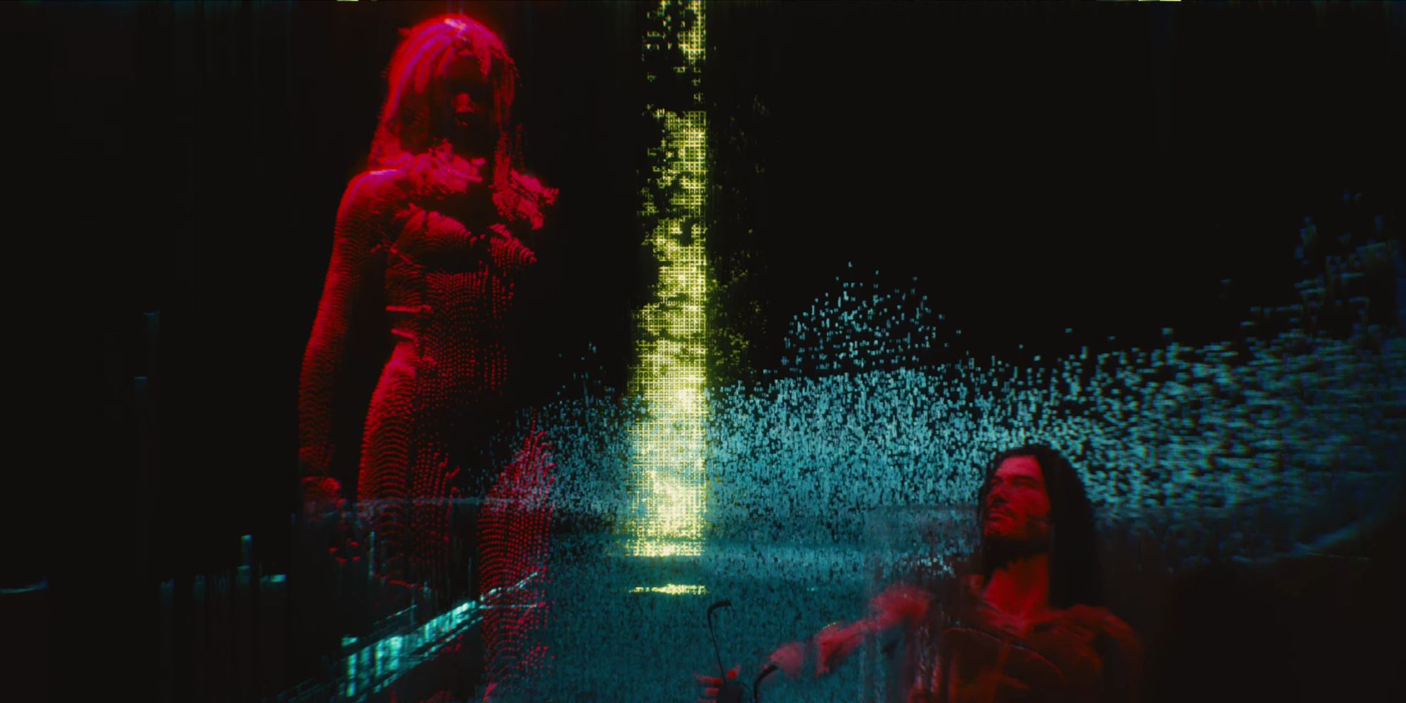 V hablando con Alt y Johnny en Belly of The Beast Cyberpunk 2077