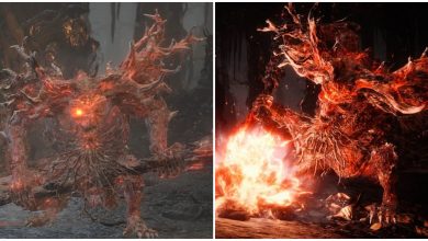 Split Images showing Old Demon King.