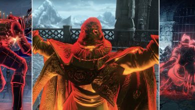 Dark Souls 3 - split image of invaders