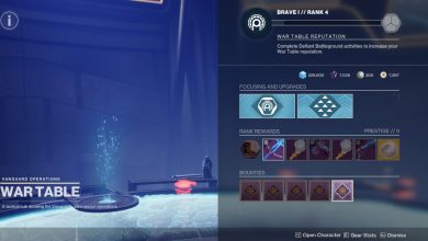 defiant war table guide