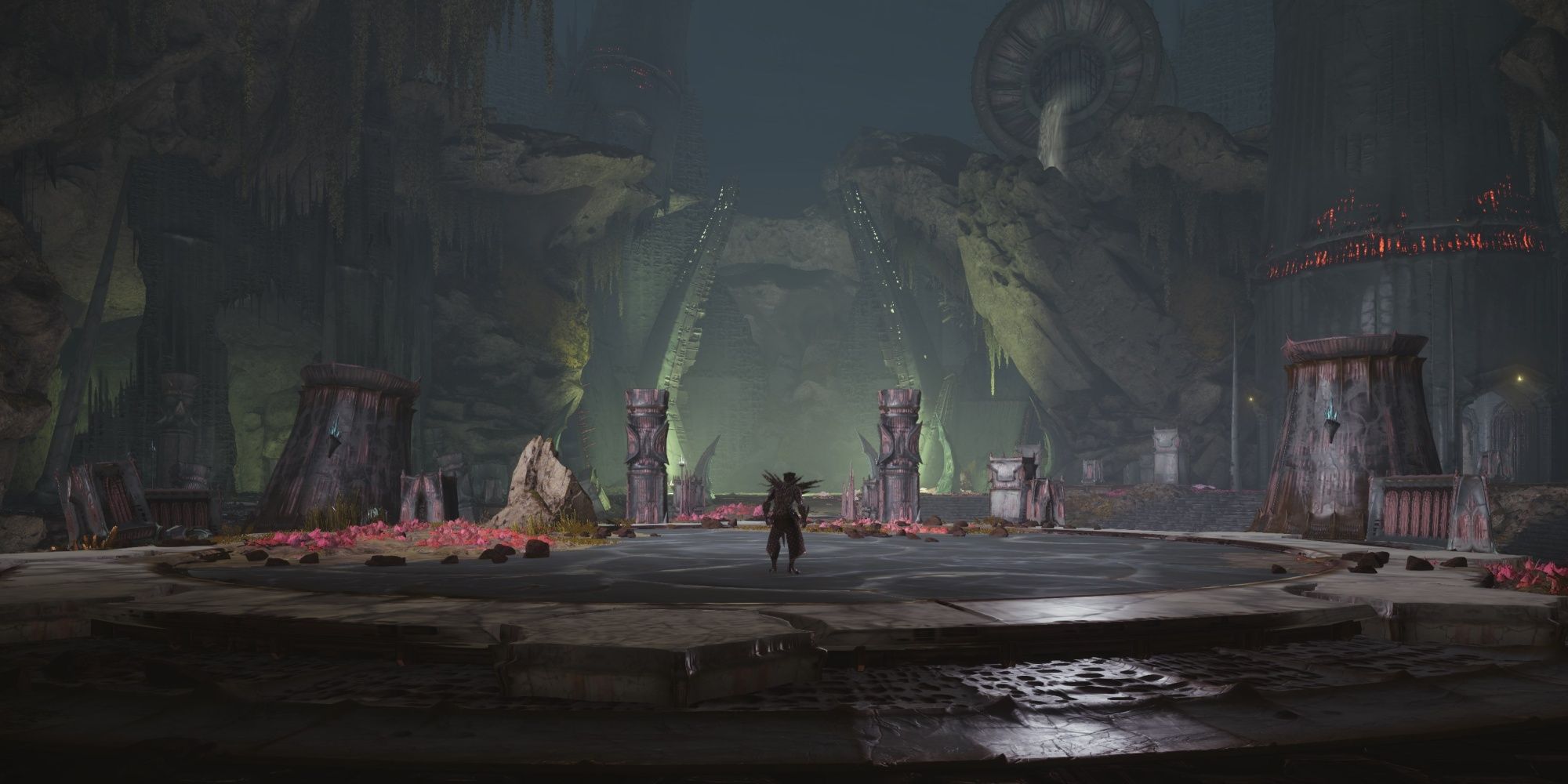 Destiny 2 Sunder Mission Eris parada ante el portal Hive