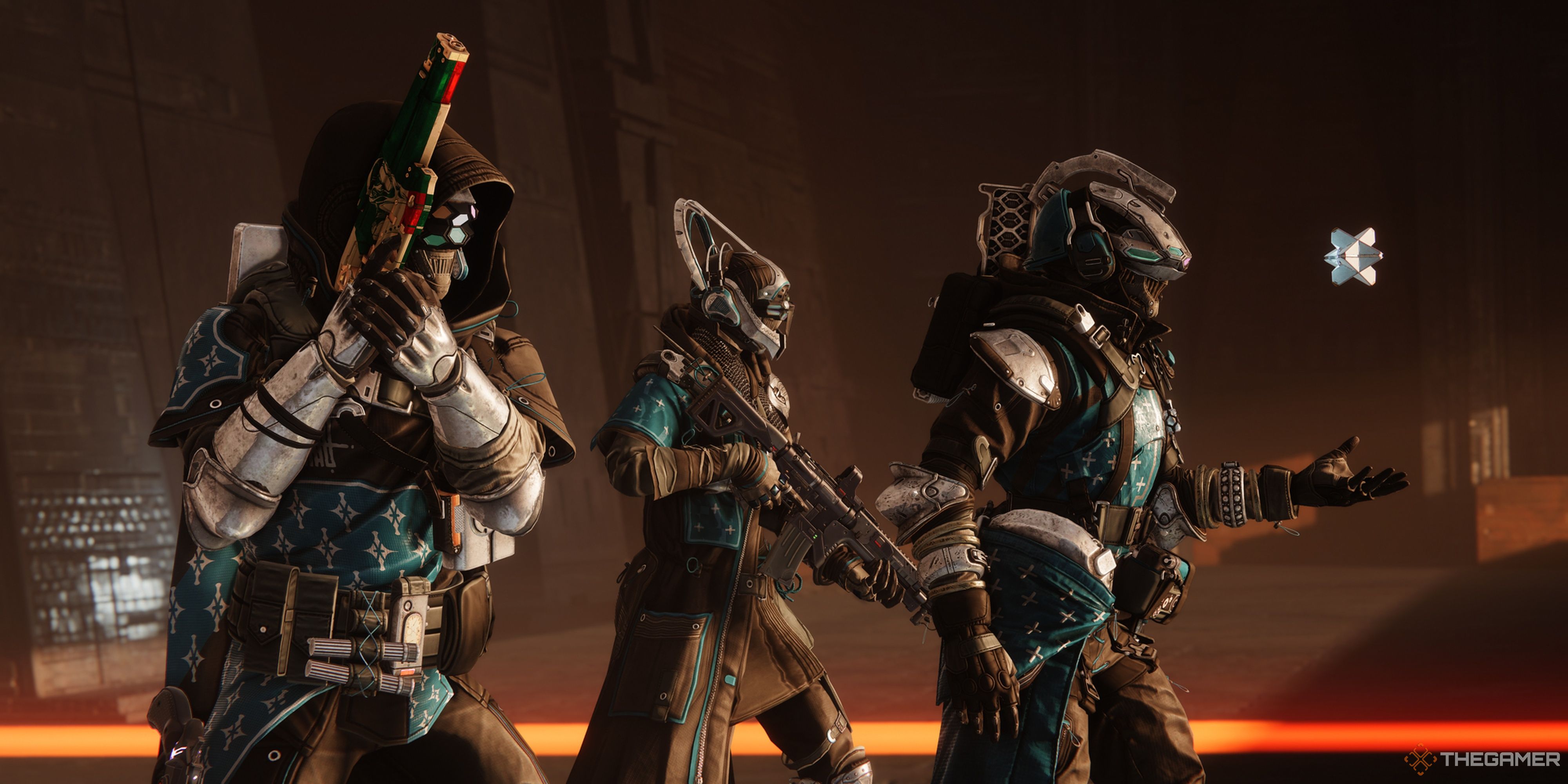 Equipo de bomberos de Destiny 2 con equipo de corazón pálido