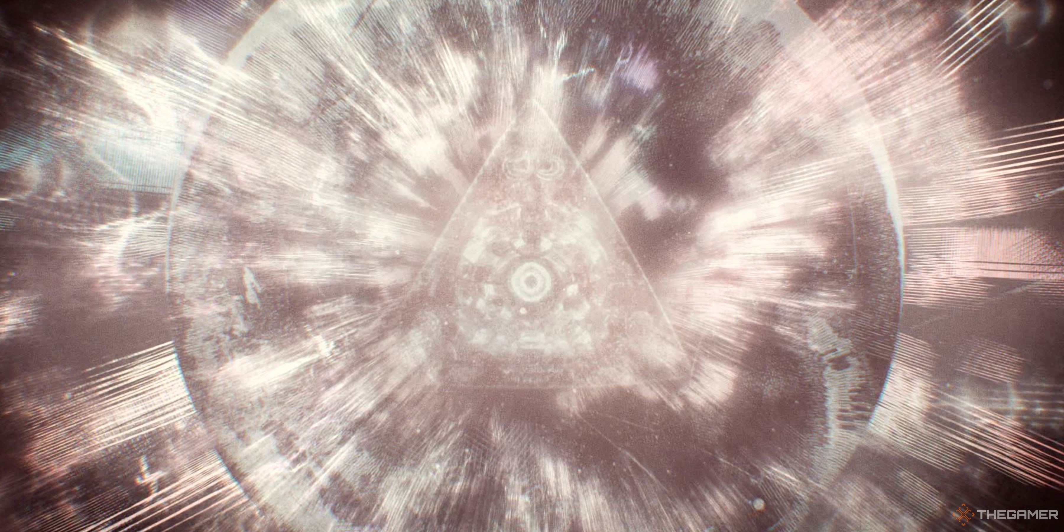 Una imagen del Viajero durante una escena en Destiny 2: The Final Shape.