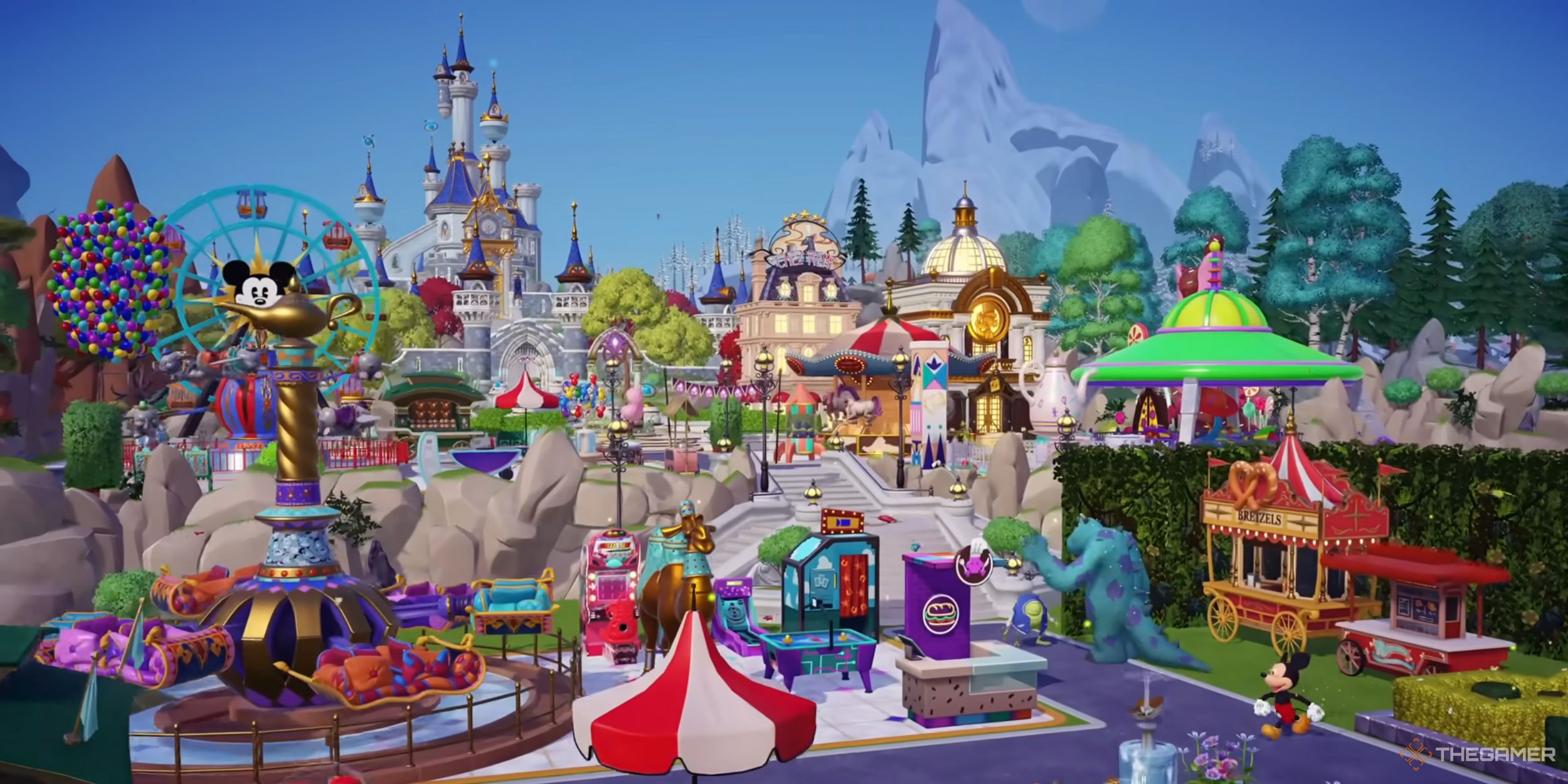 Diseño del parque temático Disney Dreamlight Valley Disney