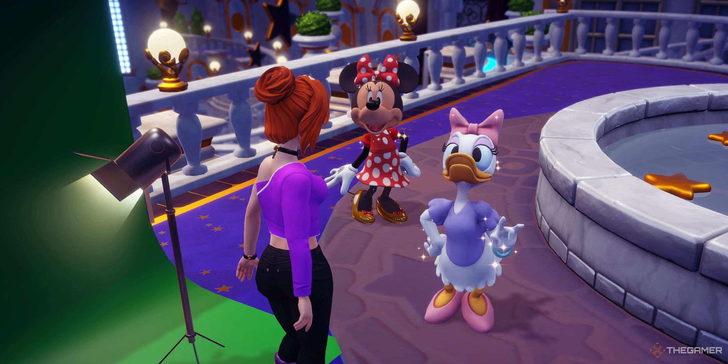 Disney Dreamlight Valley Daisy land Minnie toma fotos