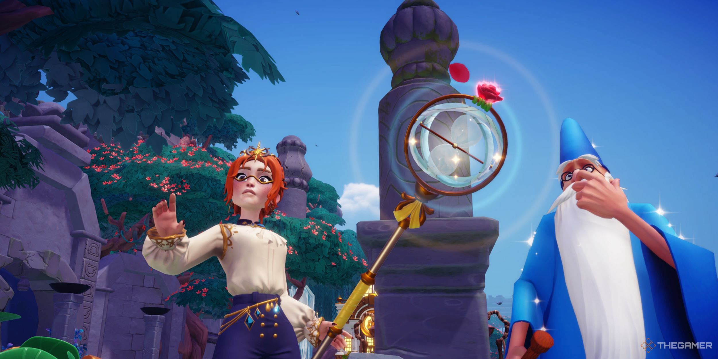 Disney Dreamlight Valley desbloquea las ruinas antiguas con Merlín y el gobernante