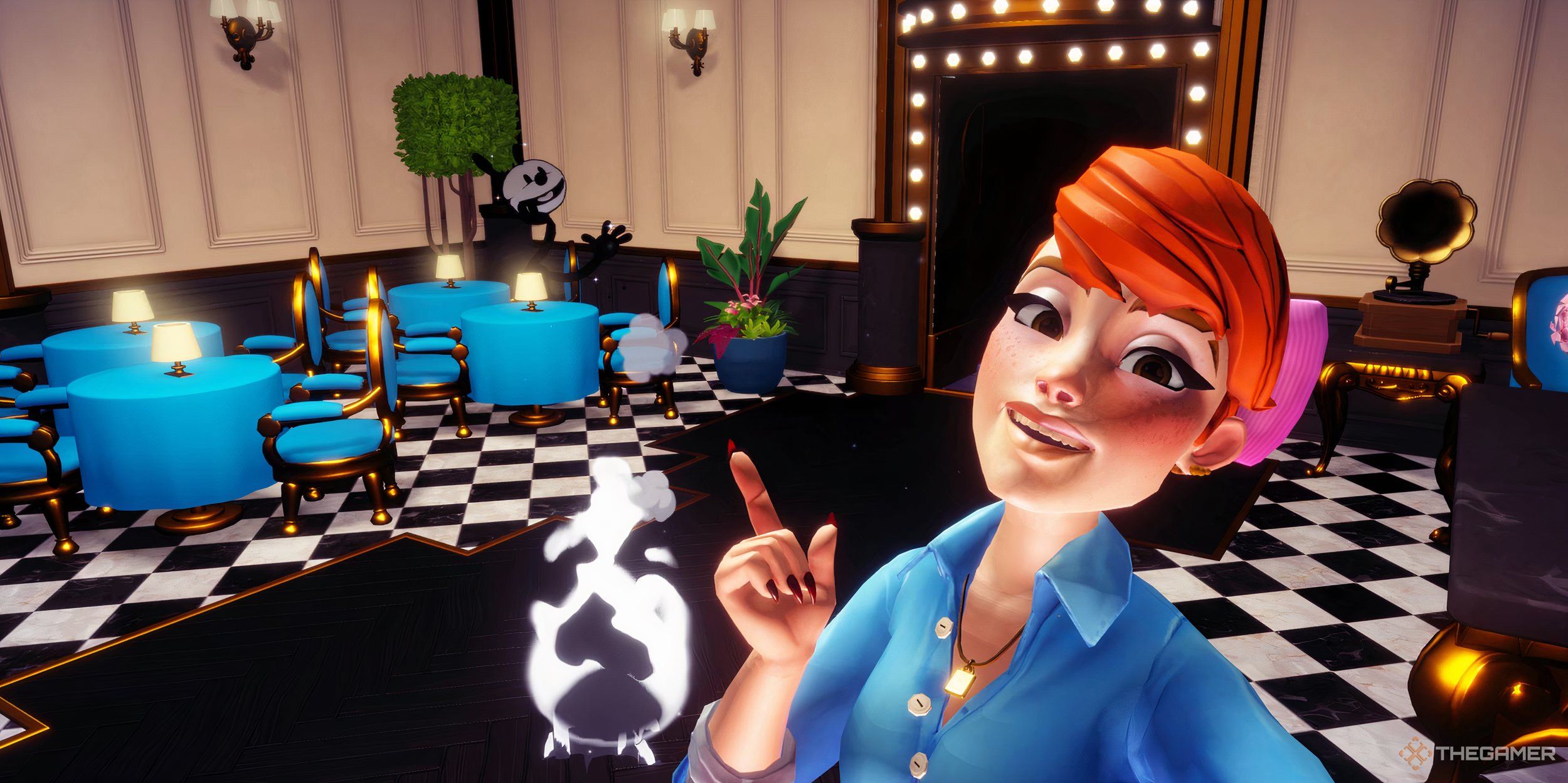 La casa de Oswald de Disney Dreamlight Valley está en llamas, pero de todos modos estamos sonriendo