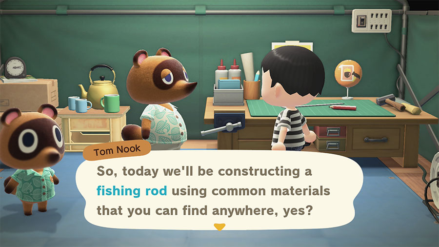 Dónde conseguir una caña de pescar en Animal Crossing New Horizons