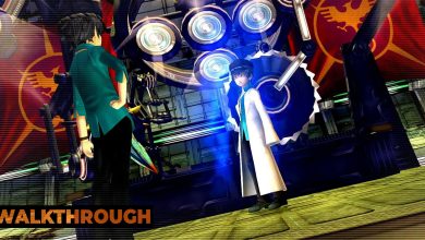 naoto confronting her shadow to begin the boss fight in the secret lab in persona 4 golden