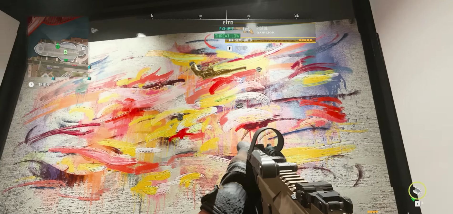 El Basilisco dorado en una pintura en Vondel DMZ COD Warzone 2.0