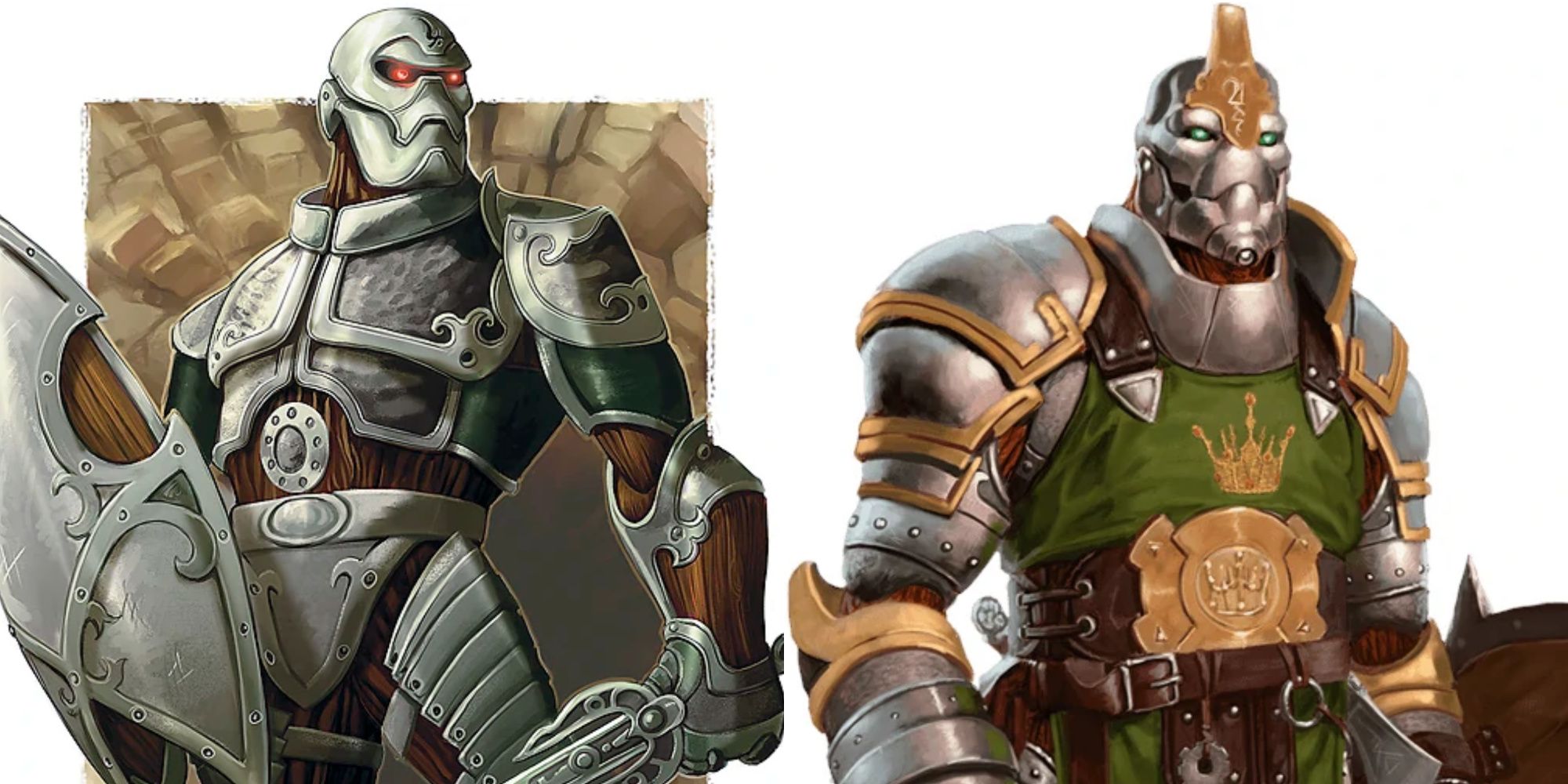 Diferentes versiones de las especies forjadas por la guerra de Dungeons & Dragons.