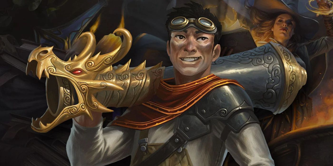Artífice de Dungeons & Dragons con un cañón de mano
