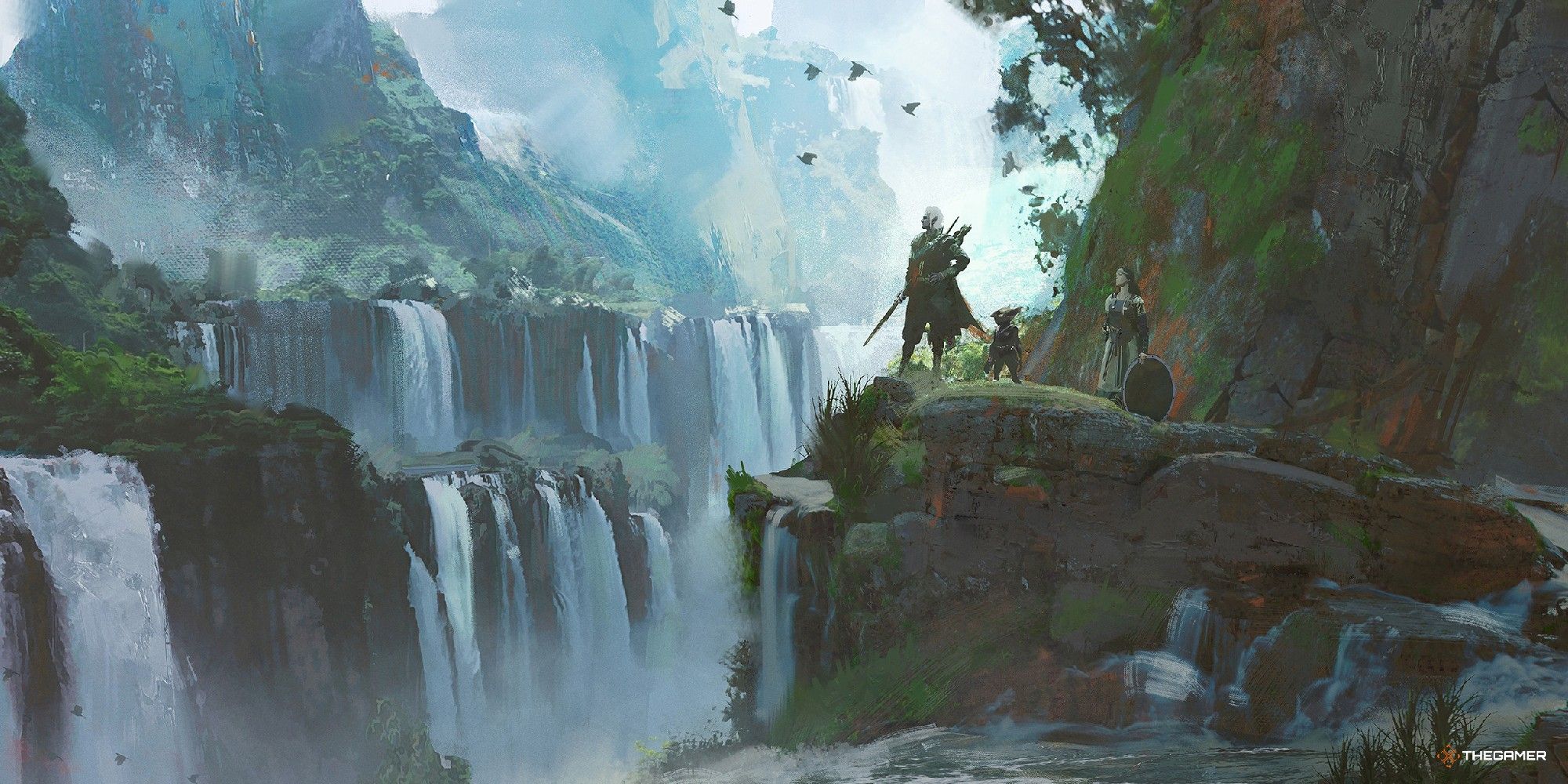 Fiesta de dragones y mazmorras en cascada
