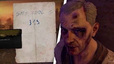 Dying Light 2 treasure hunt collage of character and note