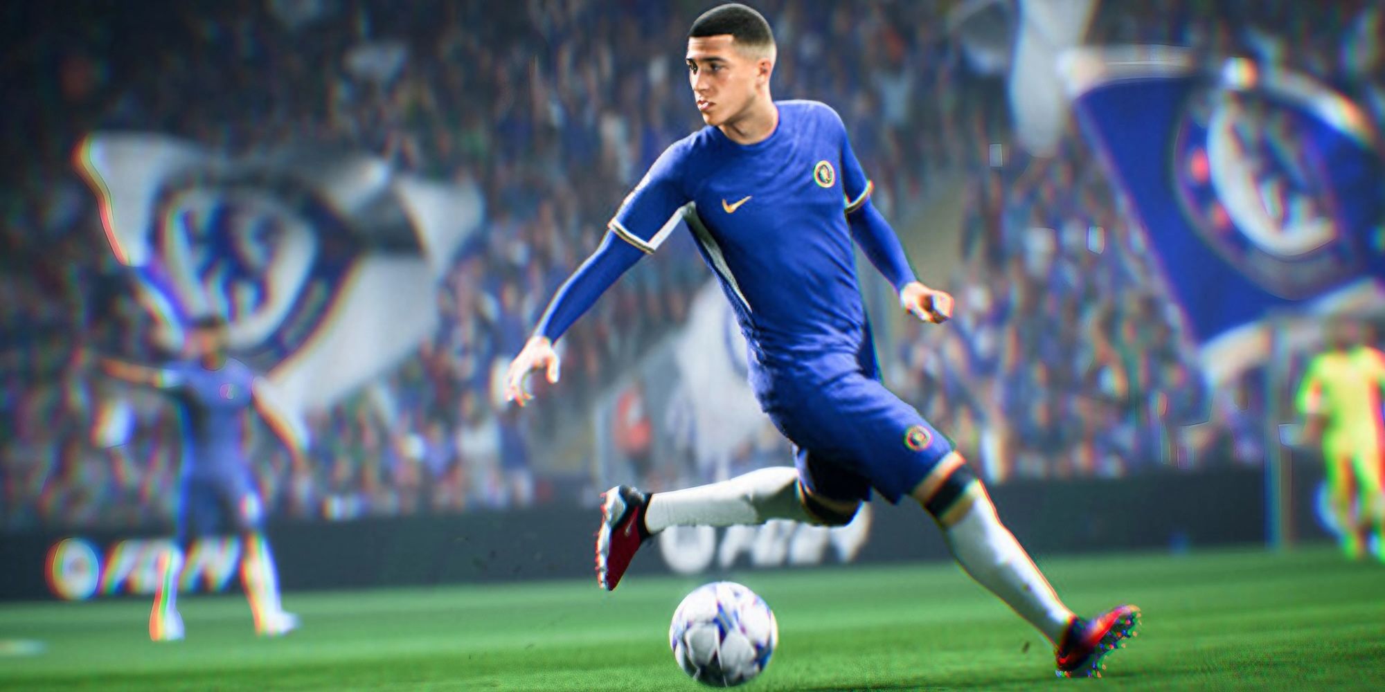 Jugador del Chelsea recibiendo un pase