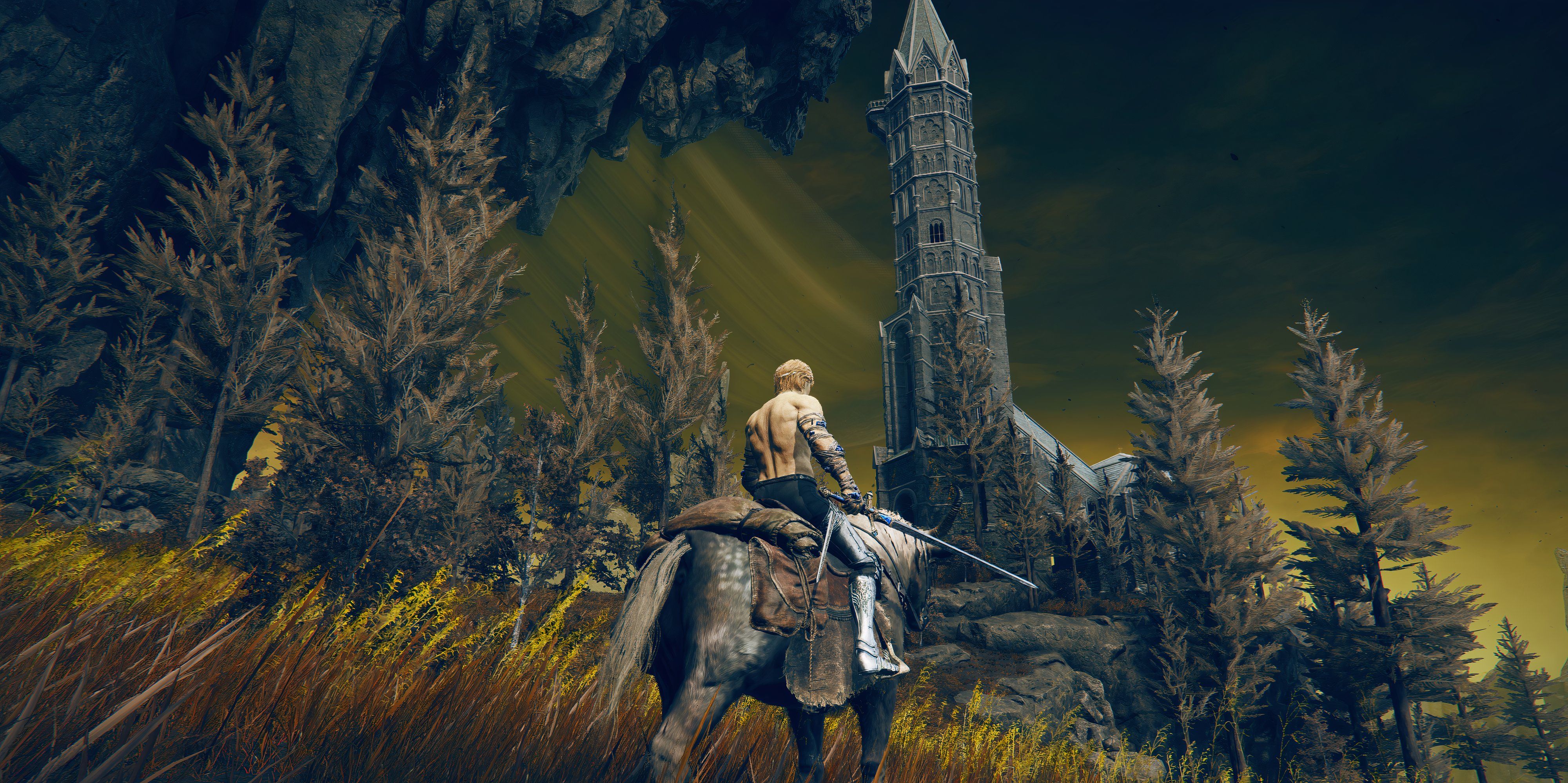 Tarnished está parado frente a Rabbath's Rise - Elden Ring Shadow of the Erdtree