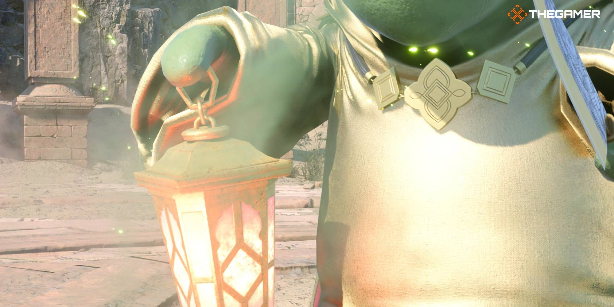 Tonberry King en FF7 Rebirth con su linterna y cuchillo