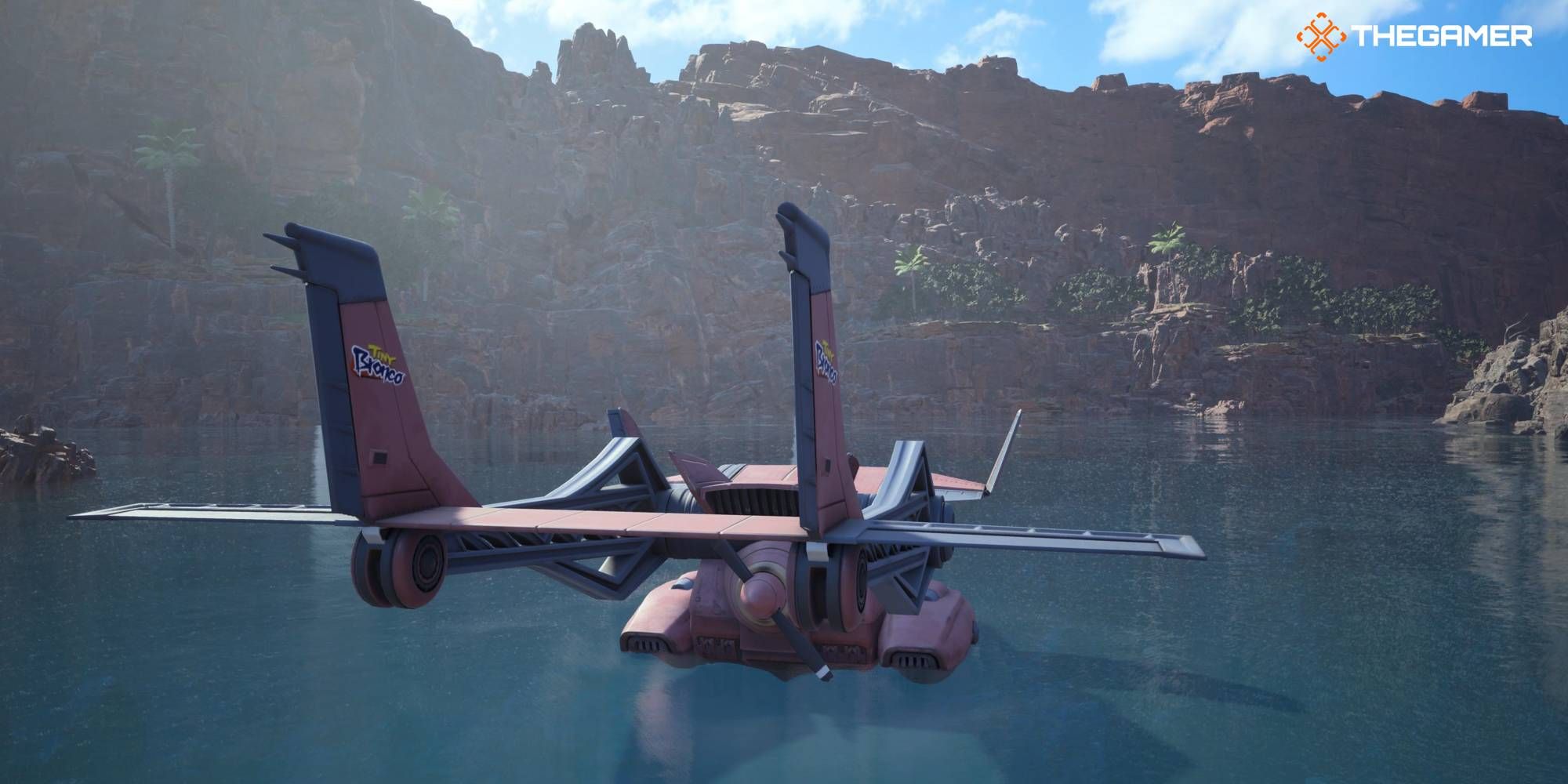 Tiny Bronco navegando hacia la Costa del Sol en FF7 Rebirth