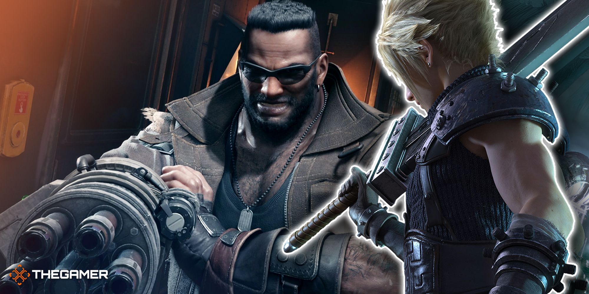 Arte del juego de Final Fantasy 7 Remake.