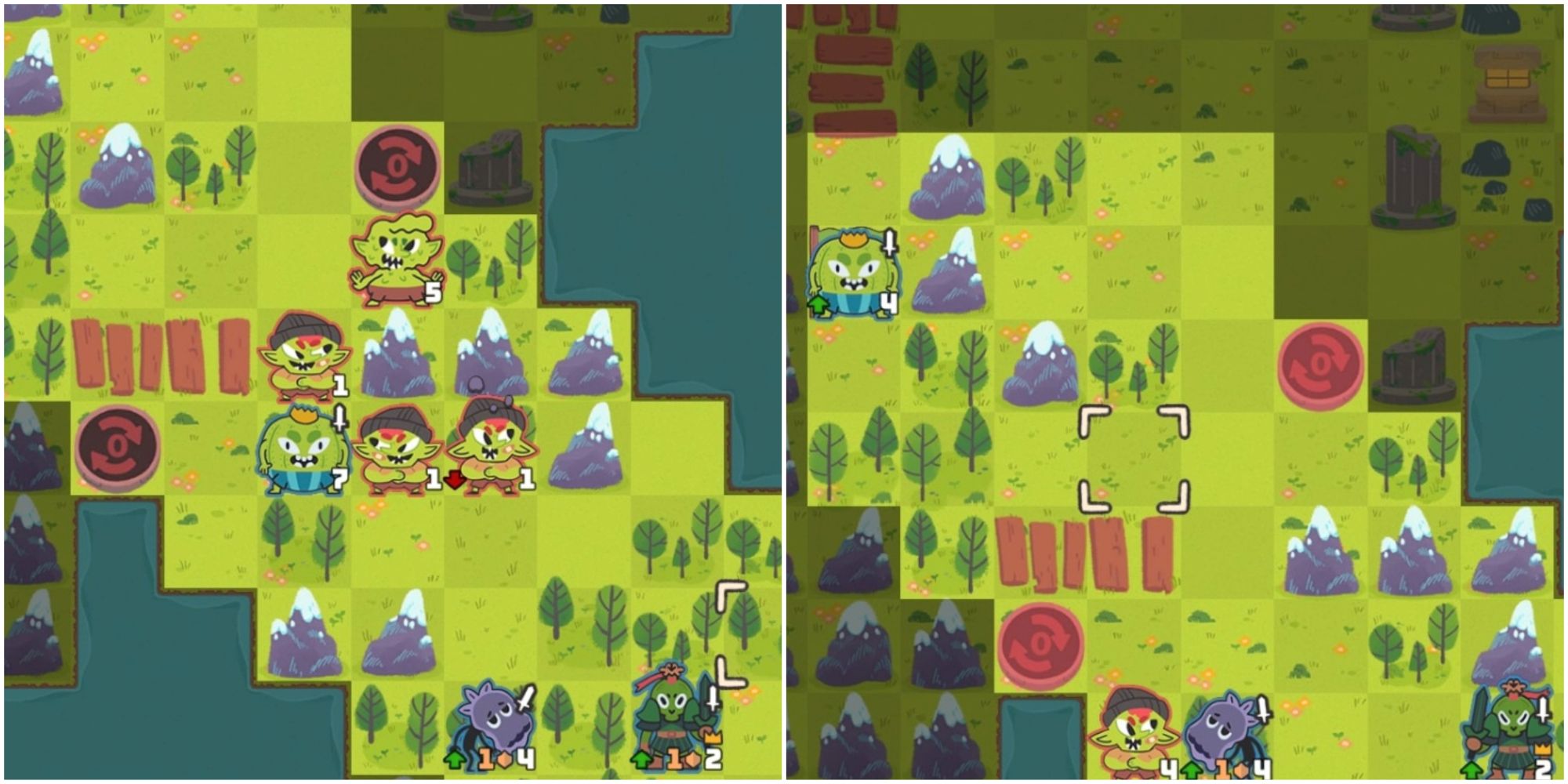 Floppy Knights collage of No Fun Zone challenge map