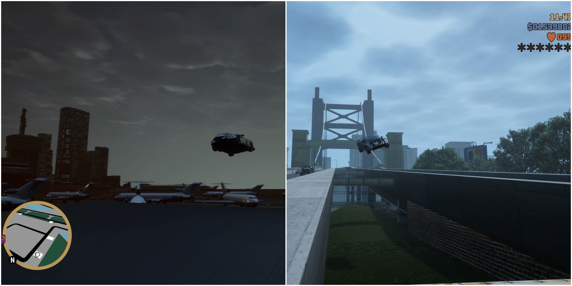 GTA 3: todas las ubicaciones únicas de saltos acrobáticos