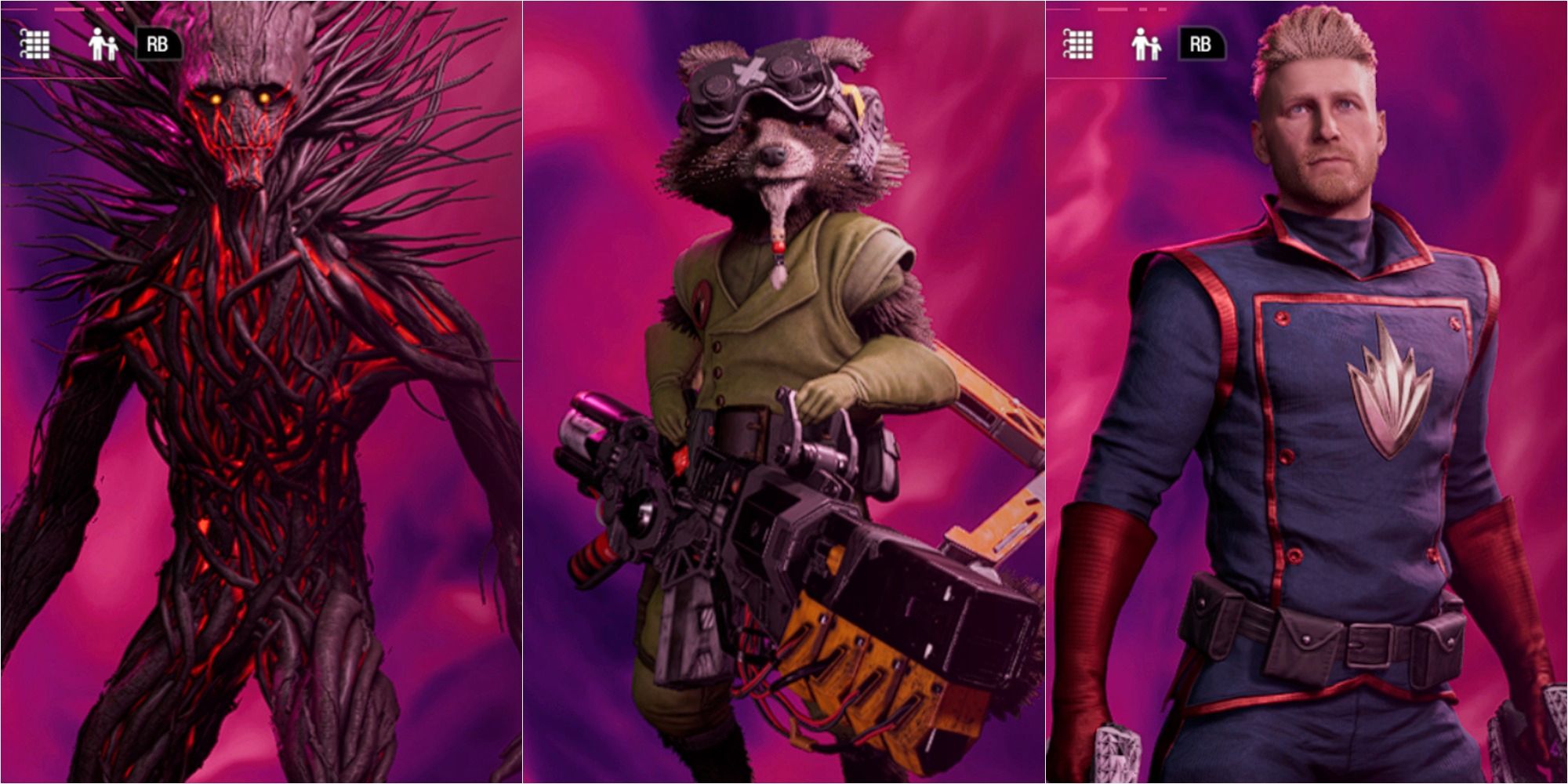 Guardians Of The Galaxy Outfits Guide Featured Split Image