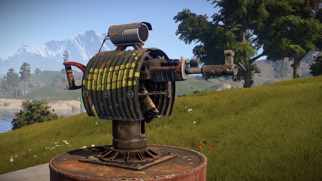 Torreta automática de Rust.