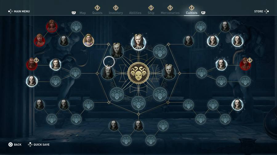 Guía de ubicación de los cultistas de Assassin's Creed Odyssey