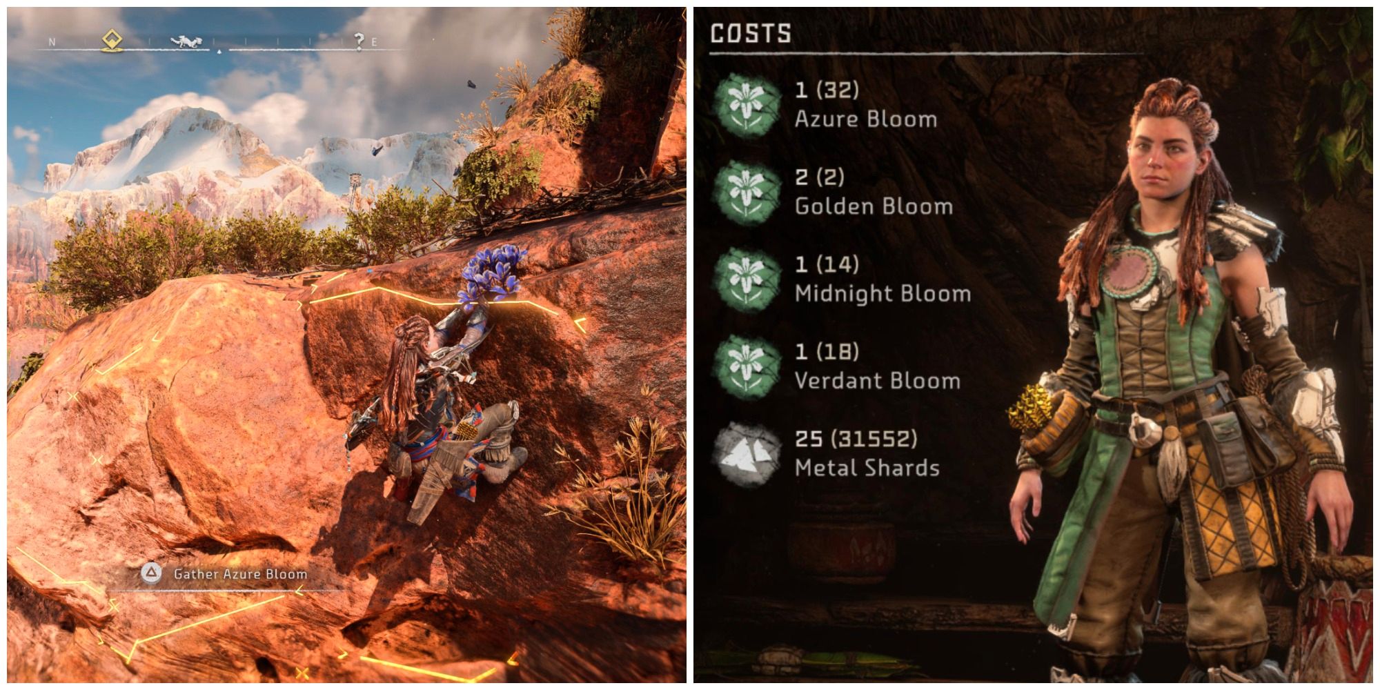 Horizon Forbidden West: Cómo hacer tintes para atuendos