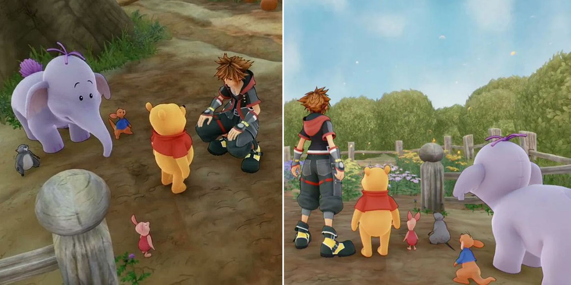 Hundred Acre Wood Split Image Feature