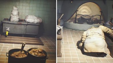 Little Nightmares Chapter 3 Feature Image Showing Chef Looking For Character In The Kitchen