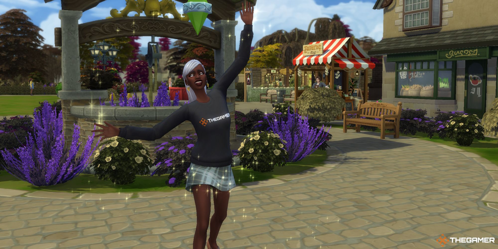Una sim practica magia en Henford-on-Bagley