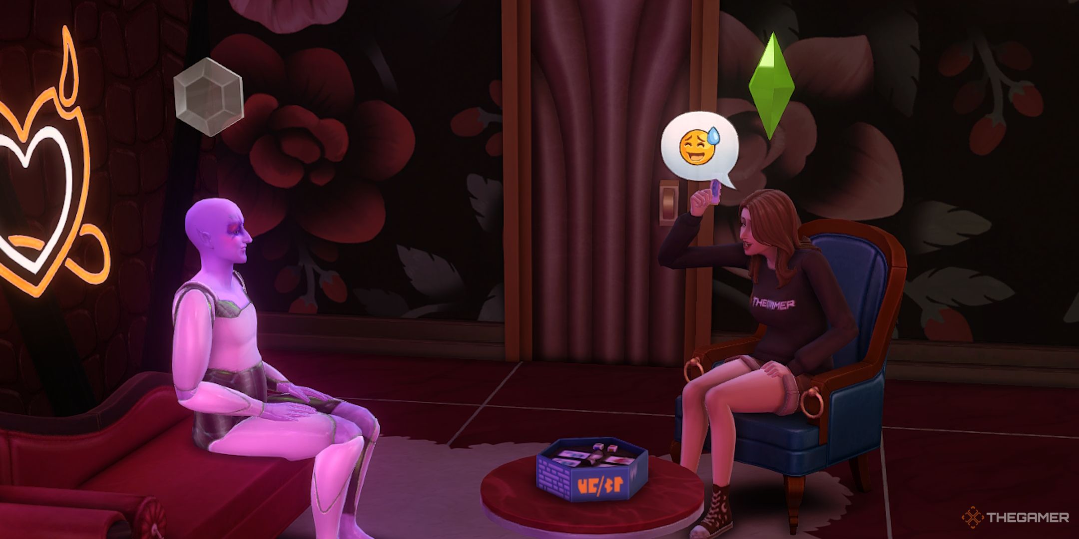 Los Sims juegan a Pulgares Arriba con los juegos de fiesta Who's Up