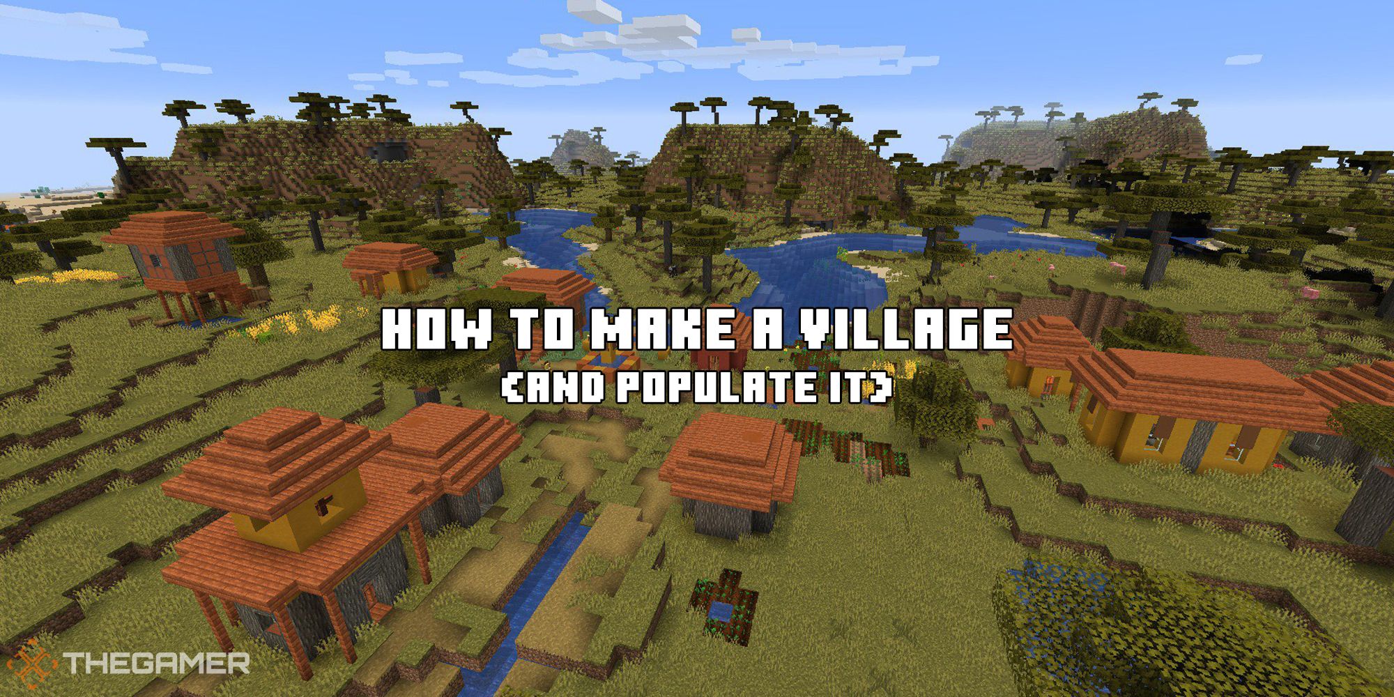 Como Hacer Una Granja De Aldeanos ➡️【 Minecraft: cómo hacer un pueblo y poblarlo 】2022