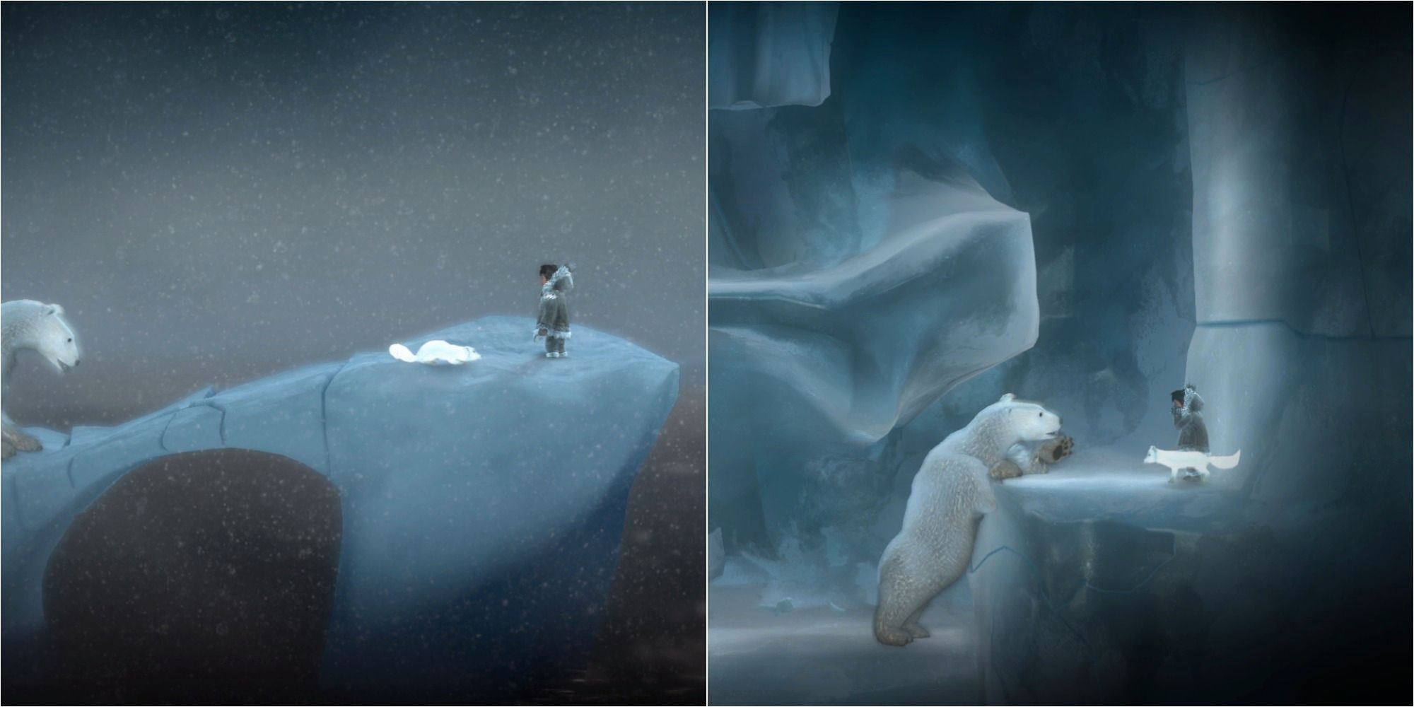 Never Alone: ​​capítulo cuatro, recorrido por los témpanos de hielo