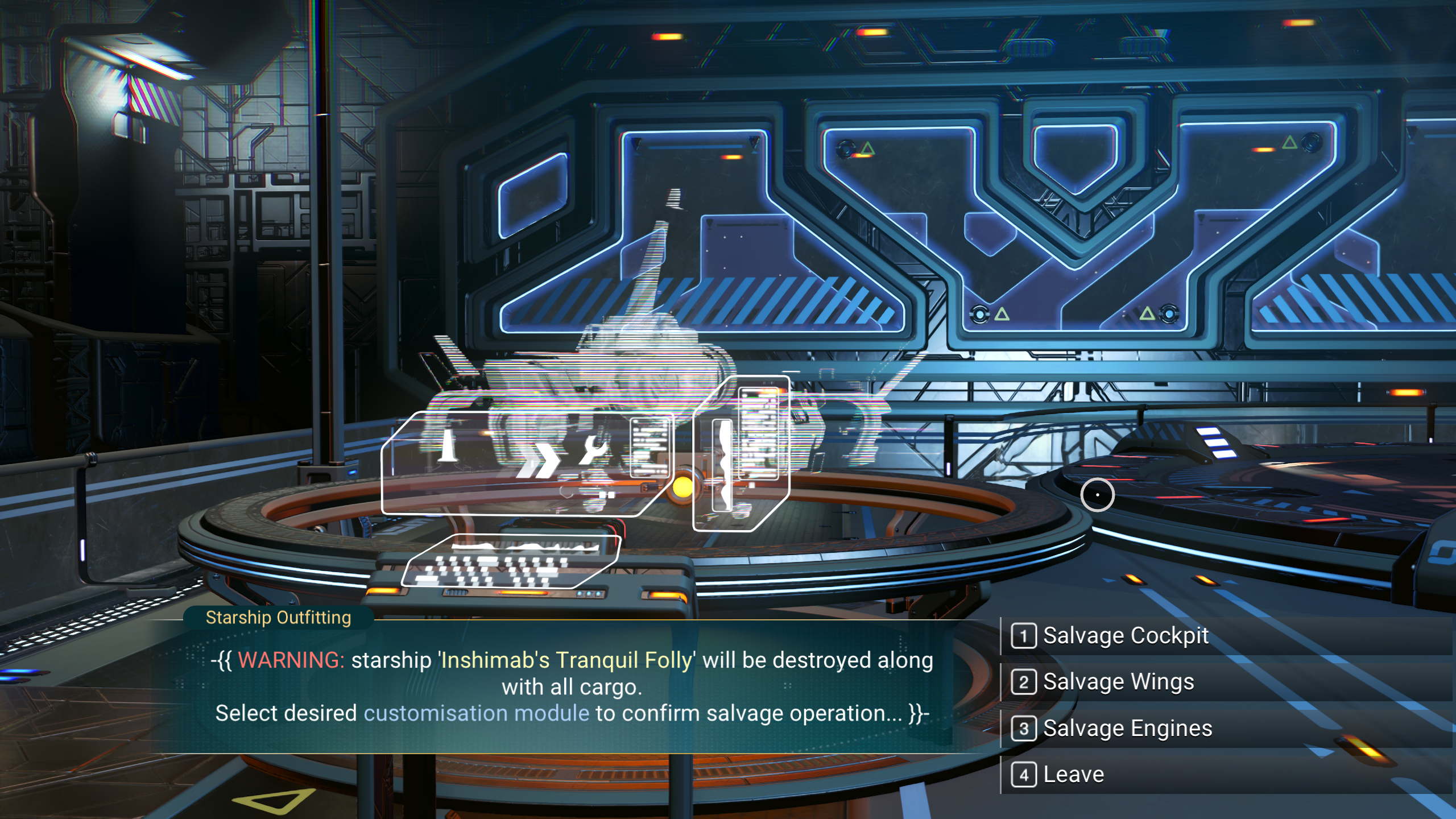 Equipamiento de nave estelar de No Man's Sky 2