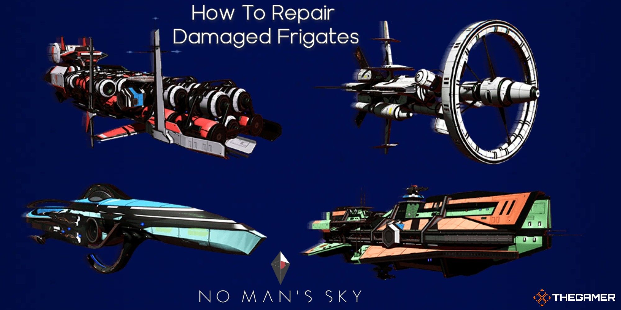 No Man's Sky: Cómo reparar fragatas