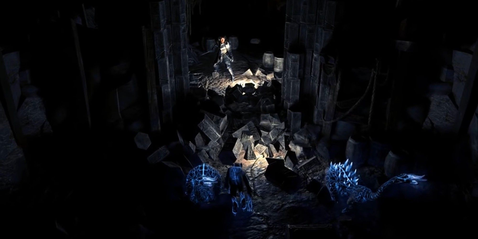 Un exiliado frente a los monstruos en Delve