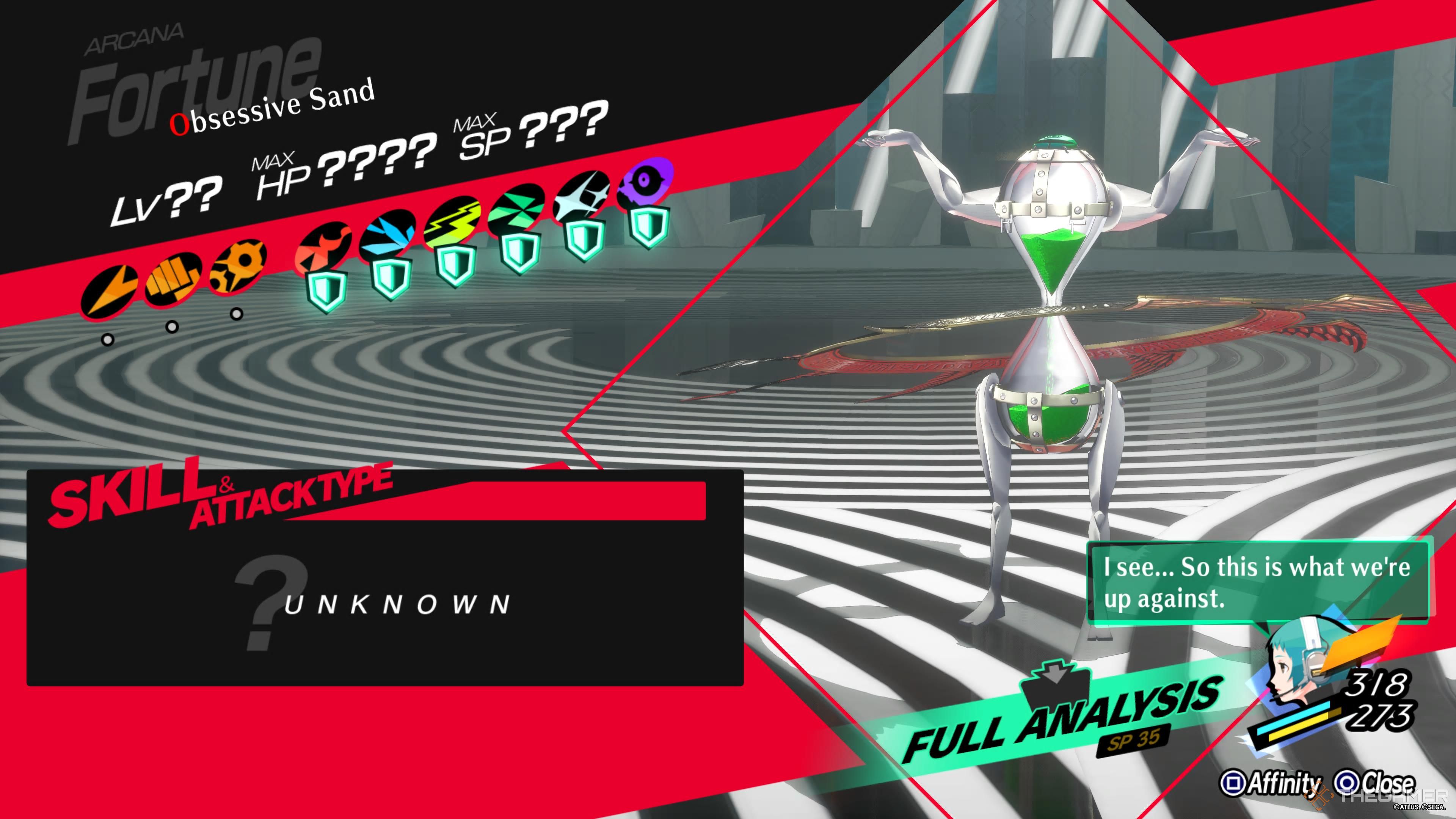 Descripción general de Persona 3 Reload Obsessive Sand