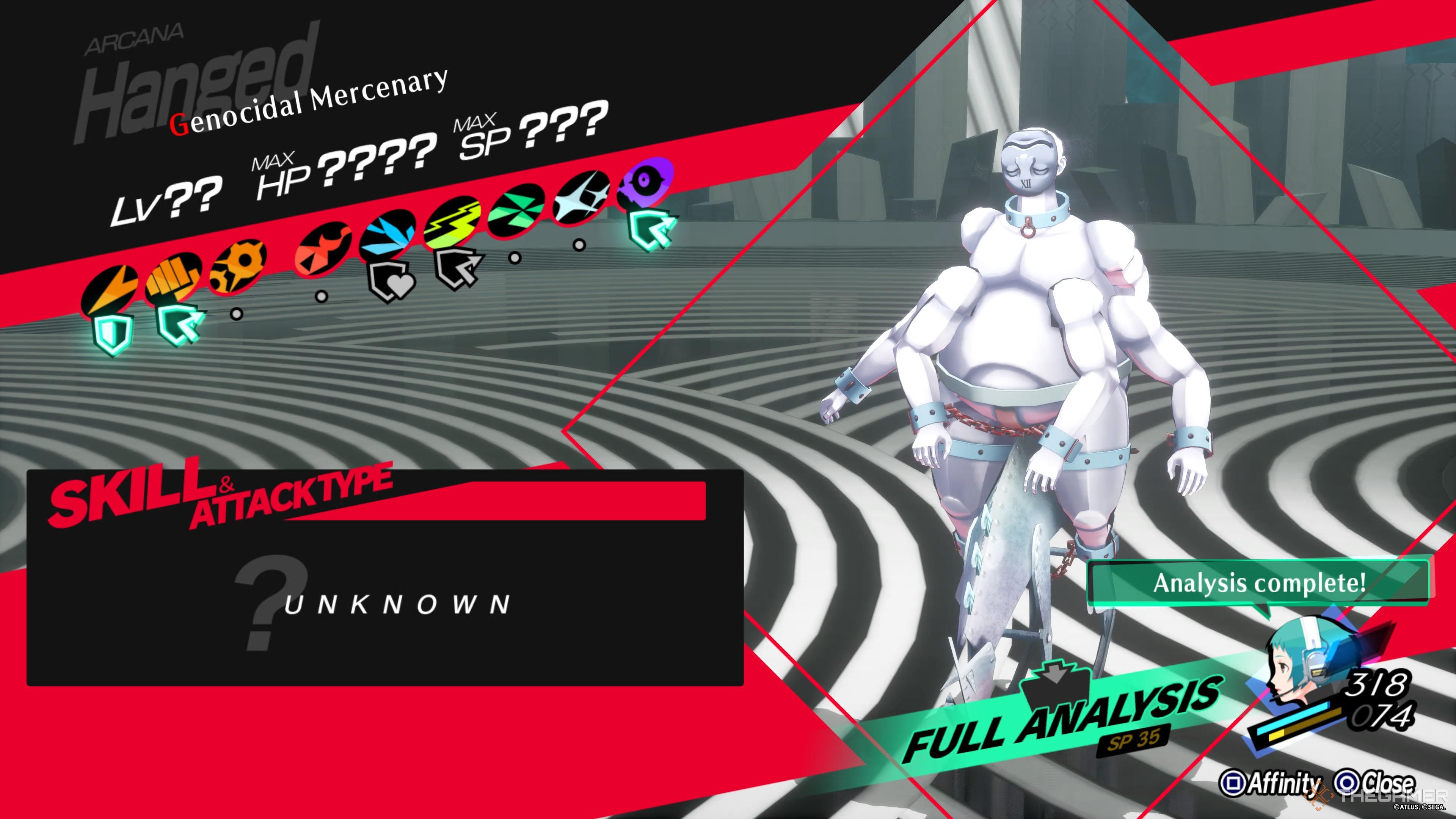 Persona 3 Reload Descripción general del mercenario genocida
