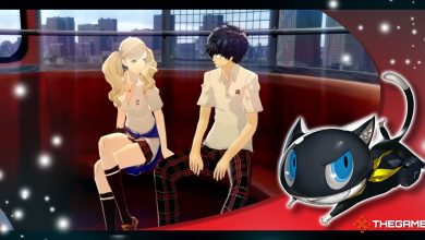 Screenshot and art from Persona 5 Royal.