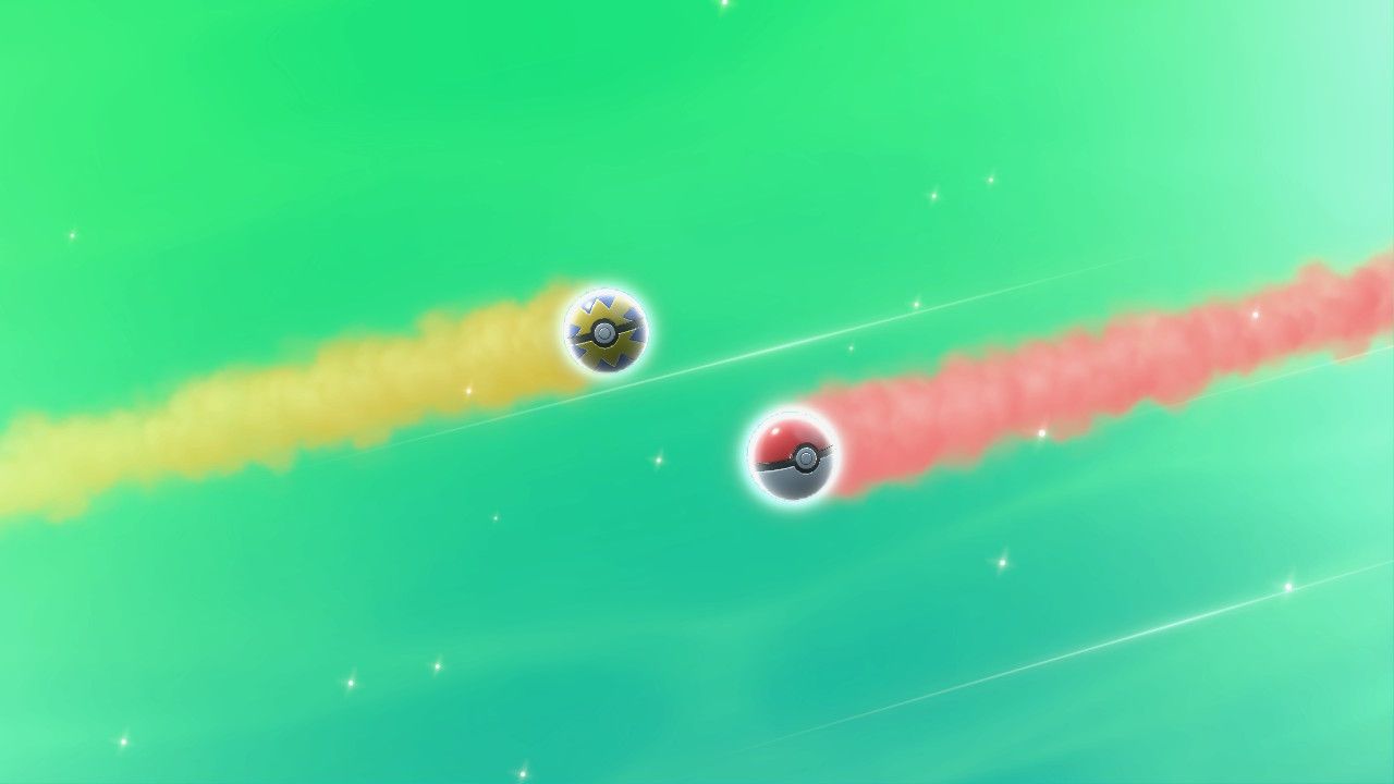Pantalla de intercambio de Pokémon Escarlata y Violeta