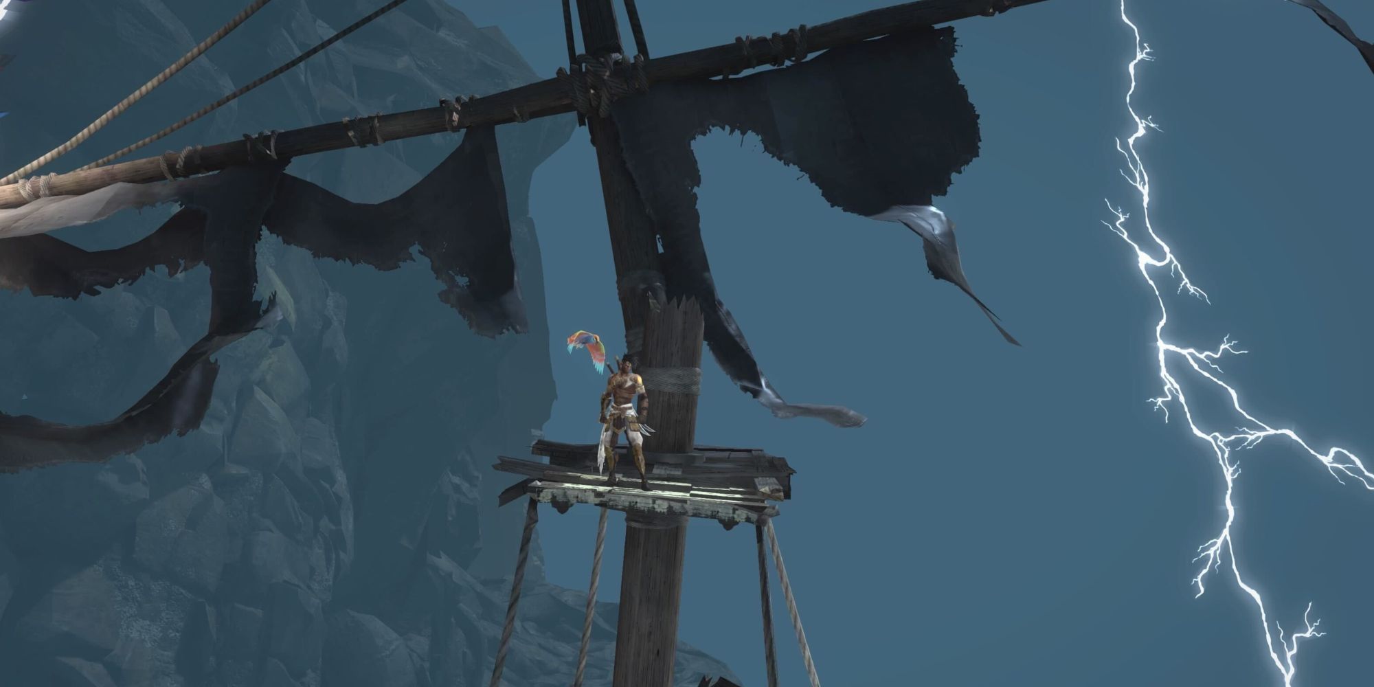 El barco fantasma en Prince of Persia: The Lost Crown.
